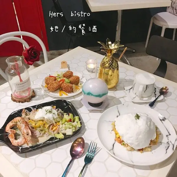 食記 台北餐廳 / 美食 Hërs biströ 她 / 的 餐酒 身為水水的基本配備店 捷運市政府站 ♡愛亂吃女孩日記♡