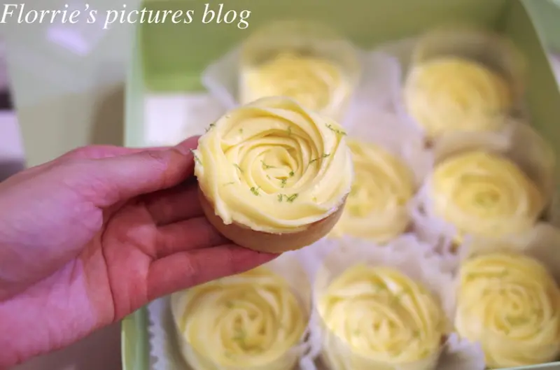 台中美食~Cream Tea家常檸檬塔~宛如清晨綻放的玫瑰，一等就半年的玫瑰檸檬塔！