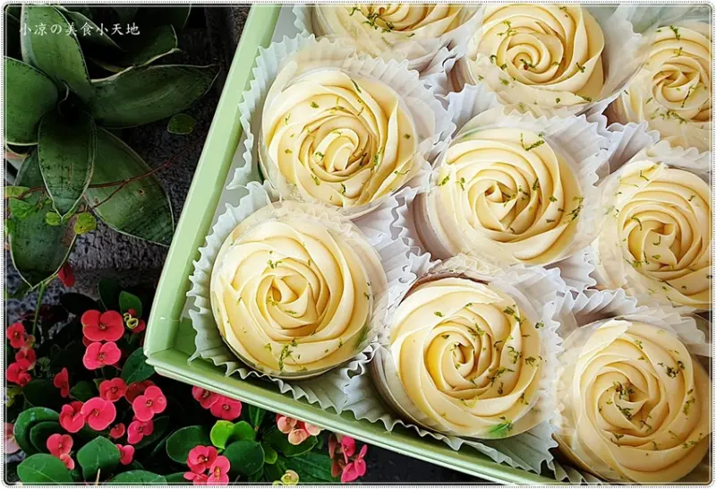 台中超夯伴手禮│食尚玩家推薦！甜點界的網美，浪漫玫瑰花般檸檬塔，想吃…預訂要等半年！