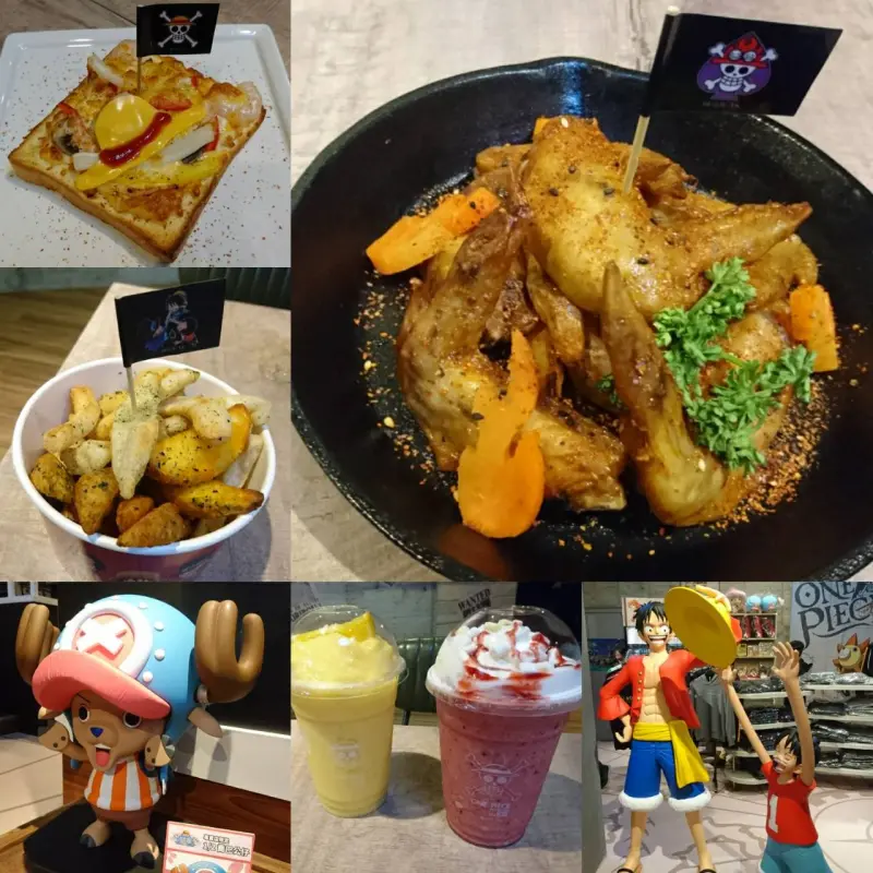 台中旗艦店~台灣航海王專賣店~霸氣的說我要成為海賊王~與夥伴們坐上千陽號享用主題餐點吧~ONE PIECE~海賊王/航海王餐廳              