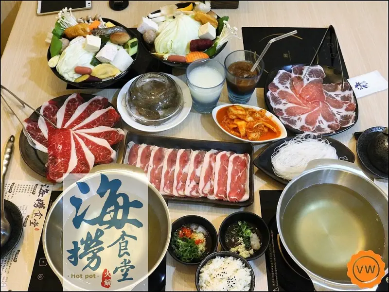 台中南屯火鍋│海撈食堂火鍋 嚴選新鮮食材，飲料、冰品無限次自助取用