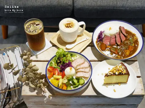 *台北大安區*休習日Z Day Cafe~適合看書的文青咖啡廳,好吃沙拉飯,下午茶,包廂,六張犁站,附菜單