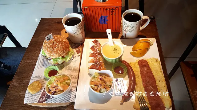 正U島。美式。創藝料理套餐。桃園早午餐