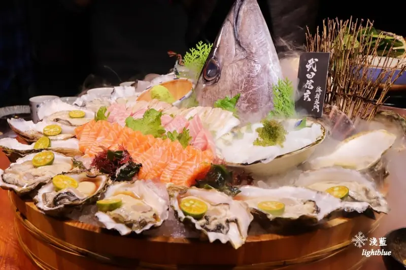 桃園中壢美食：淺藍 × 武田信玄～均一價高cp值日式海鮮無菜單料理