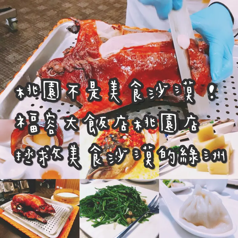 【桃園食記】桃園不是美食沙漠！桃園福容一鴨三吃  拯救美食沙漠的綠洲