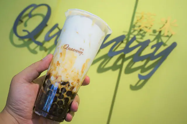 【新竹 飲料】Queenny葵米．新竹光復店．原味幸福/超人氣珍珠黑糖鮮乳、珍珠鮮奶/茶香四溢桂花鳳梨．金萱青茶、焙火紅茶、超司乳霜 烏龍/新竹下午茶/手搖飲料推薦