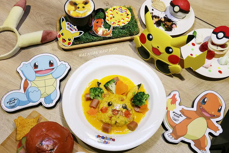 『寶可夢主題餐廳POKEMON CAFE』皮卡丘/神奇寶貝/頑食概念餐廳Foodplay誠品武昌店/試營運九折優惠/菜單價位(捷運西門站)