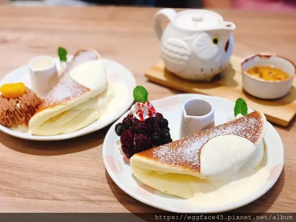 [台北美食] 空氣感舒芙蕾「Woosa屋莎鬆餅屋(京站店)」#棉花糖 #雲の鬆餅 #台北車站 