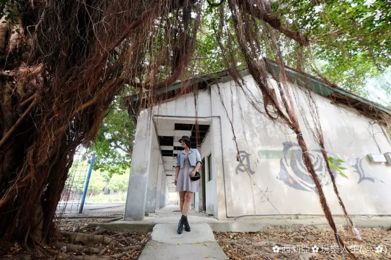 【彰化。花壇鄉】IG頹廢風新亮點！老舊廢棄營區搖身一變『長沙舊營區(長沙社區)』，噓～偷偷說，這裡可是有季節限定版美麗紅色金針花可以欣賞唷。