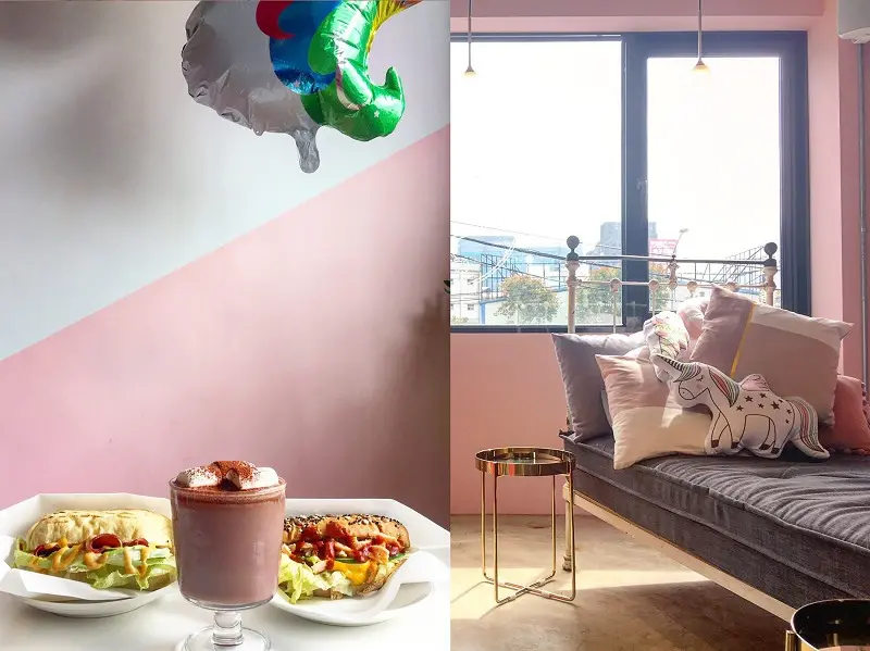 【土城｜永寧站】FUWA CAFE＿韓風滿點的複合式咖咖廳＿讓人秒變韓妞的粉嫩系裝潢