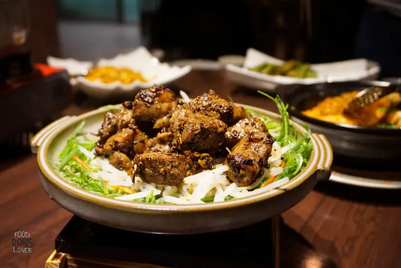 ♚食記♚台北士林【蒜香廚房】白菜砂鍋燉土雞●時蔬沙朗牛●草蝦粉絲煲●年菜外帶●家常菜●台菜●芝山捷運站