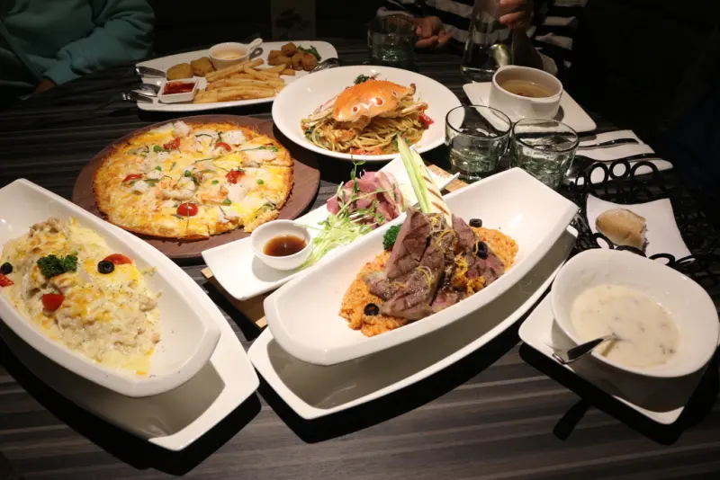 台南安平-洋城義大利麵豪邁義式套餐 年底聚餐的好選擇