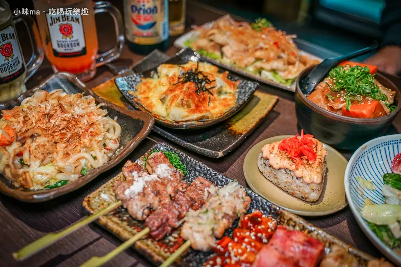 三虎居酒屋 izakaya santora  ▏串燒、炸物、煮物 美味大份量 下班放鬆、宵夜聚餐爽吃一波～。東區居酒屋推薦/ 延吉街美食。捷運國父紀念館站