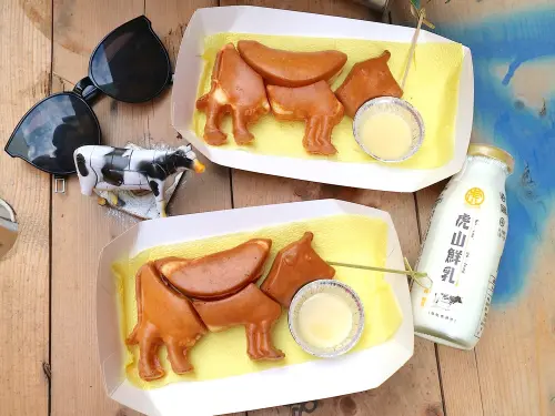  Lubentan｜肢牛雞蛋糕，台南貨櫃屋把牛排變成雞蛋糕了！用的還是虎山鮮奶唷！