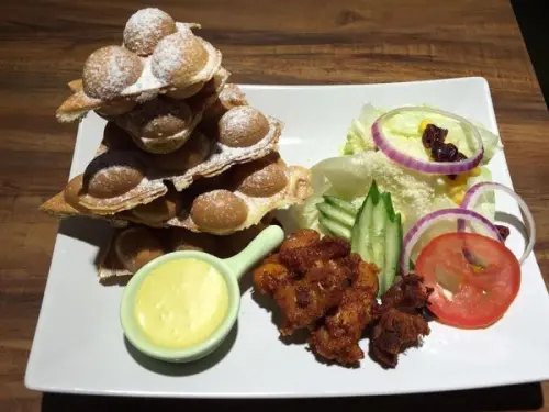 【食】新北土城--找點名，早午餐店，推薦雞蛋仔系列，酥酥的好吃！