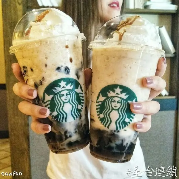 遇fun胃_星巴克Starbucks||全台連鎖||星巴克新品||炎炎夏日最需要的臺玖號花生仙草星冰樂 還有臺灣特有芒果冰 在等你 四天全台買一送一 快看哪一天衝阿