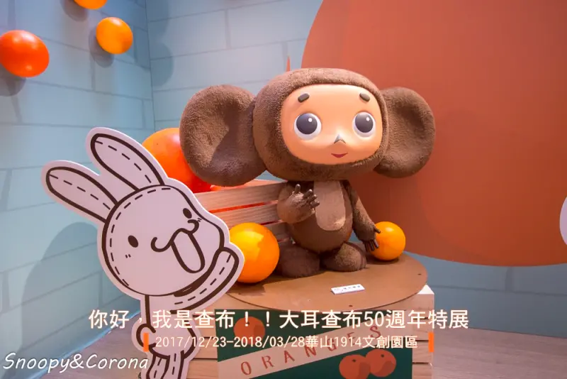 你好，我是查布！大耳查布50週年特展～來自俄羅斯超萌偶像，華山1914免費好拍的展覽