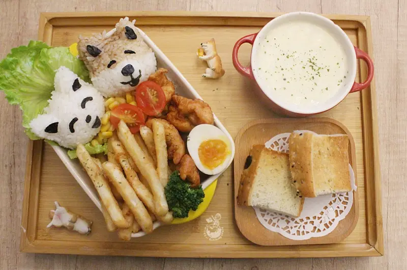一中街美食︱小町日和料理所-適合餵食小朋友的柴犬造型飯糰就在一中商圈 - 金大佛的奪門而出家網誌