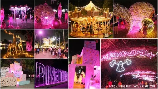 【節慶。聖誕節】2018年屏東聖誕節。屏東市11月提前感受聖誕氣氛囉！粉色系的浪漫 打造一座旋轉木馬成亮點