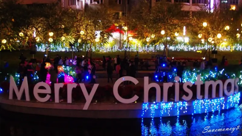 台中夜景｜全國唯一水中聖誕樹,12/7~1/1柳川已點燈 - 達人Emily的播報台