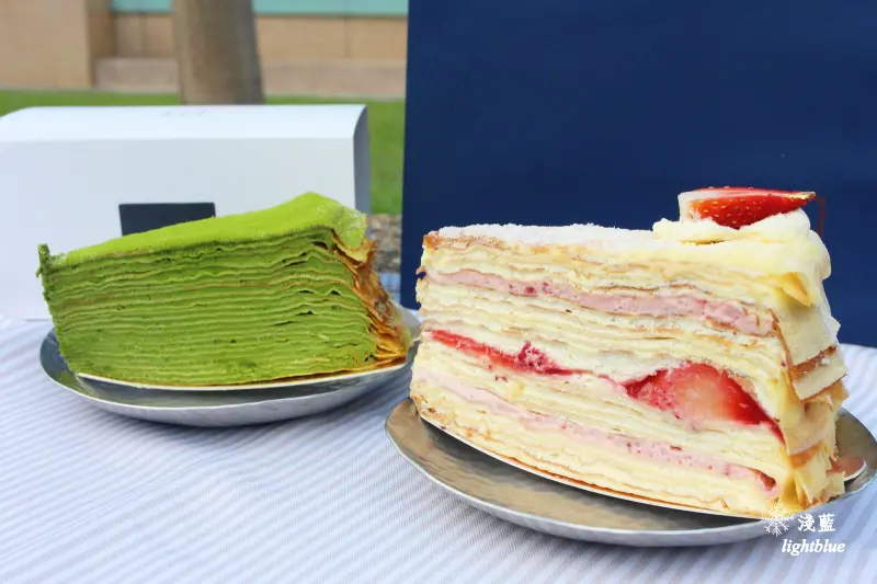 [ 中山站美食 ] 淺藍 × 時飴approprie～草莓草莓與兩倍濃抹茶千層（更新訂購與付款資訊）