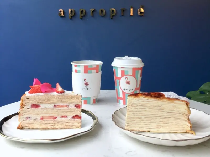 【台北｜中山站】時飴 Approprié＿情人節限定玫瑰草莓千層＿媲美Lady M開賣必秒殺的千層