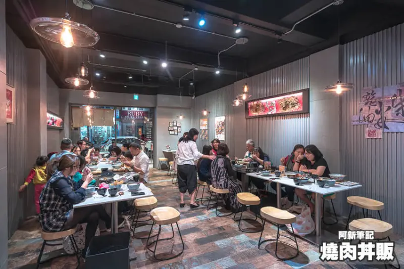 阿新筆記|燒肉丼販公益店|公益路美食來啦！玫瑰花牛肉麵好狂，現沖高湯，牛肉鮮嫩的可以～