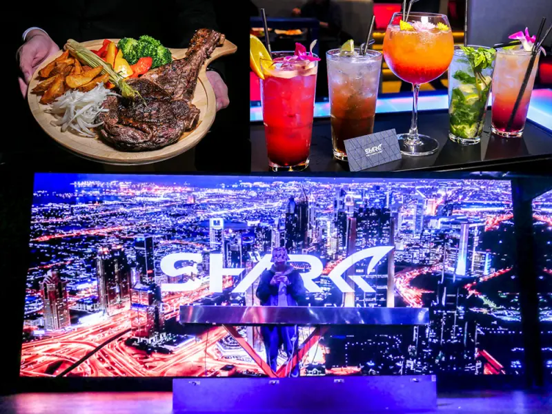 【台北夜生活】有鯊魚!｜Shark Show｜信義區全新型態夜餐館，來自新加坡的好味道