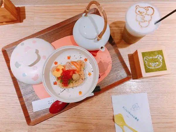 捷運中山站✿ Rilakkuma Cha-Ya 拉拉熊茶屋✿超可愛的拉拉熊茶屋 ! 好萌好食 快來療癒一番~