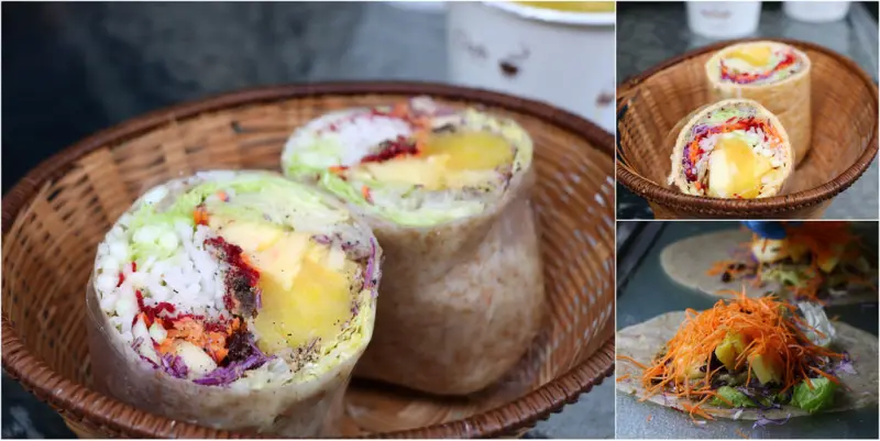 【高雄】晨光蔬菜捲‧一日健康在於晨 有機堅果蔬菜捲餅