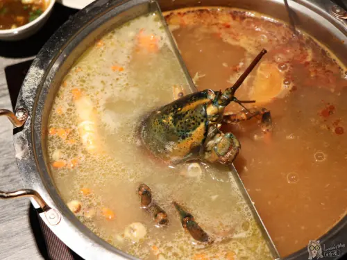 食【圓山火鍋】圓味涮涮鍋，波士頓龍蝦天使紅蝦超鮮甜/菜單價格