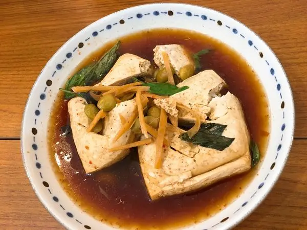 竹北小吃 豆釜殿 蒸豆腐 番茄蔥燒麵