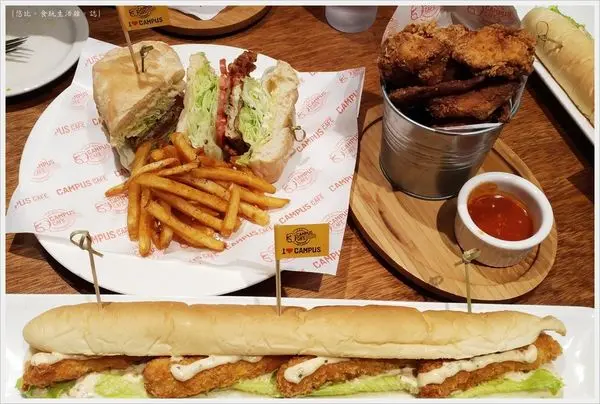 [台中|廣三sogo 美式餐廳。campus cafe] 