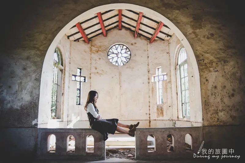 《新竹峨眉》十二寮天主教堂 沉寂多時的淒美感廢墟教堂、熱門IG打卡私房景點