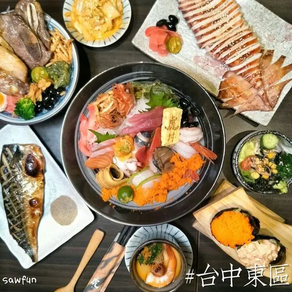 【台中美食】遇fun胃_虎丼 日式丼飯專売 秀泰店•看電影前的餐廳好選擇•超新鮮的生魚片•台中高CP值日式料理店