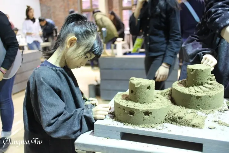 台北華山文創園區_來玩沙吧！一日小小藝術家體驗。巴黎龐畢度中心【小小建築師-創藝沙雕&安藤忠雄工作坊】