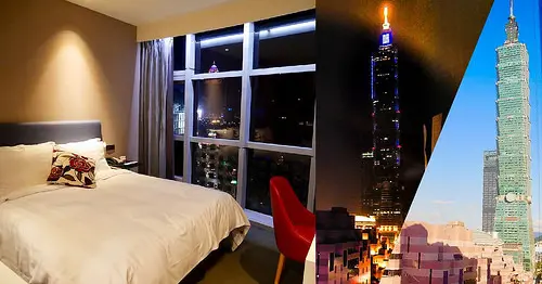 【台北旅遊】晶璽商旅@世貿館 在房內坐擁101無敵夜景，5分鐘抵達信義商圈