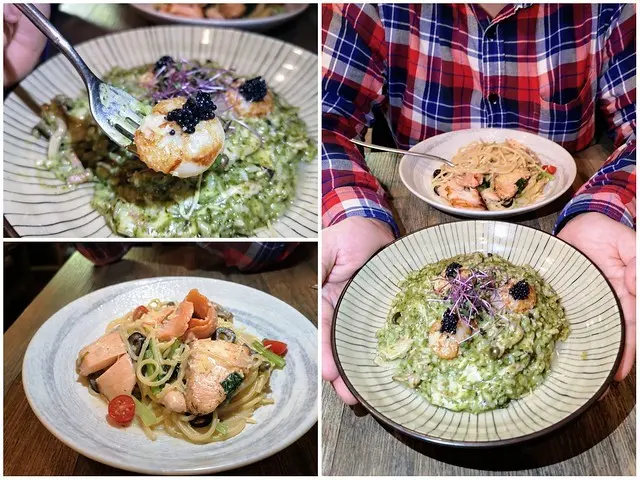 【新北三峽美食】小聚餐酒館，必點魚子醬干貝青醬飯，味道濃郁還帶有牽絲口感！