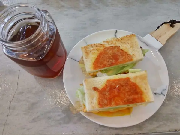 食在台北︱不但可以美拍還會爆漿的辣醬里肌流沙黃金蛋吐司@MRT中山站_朝富Chao food_0033