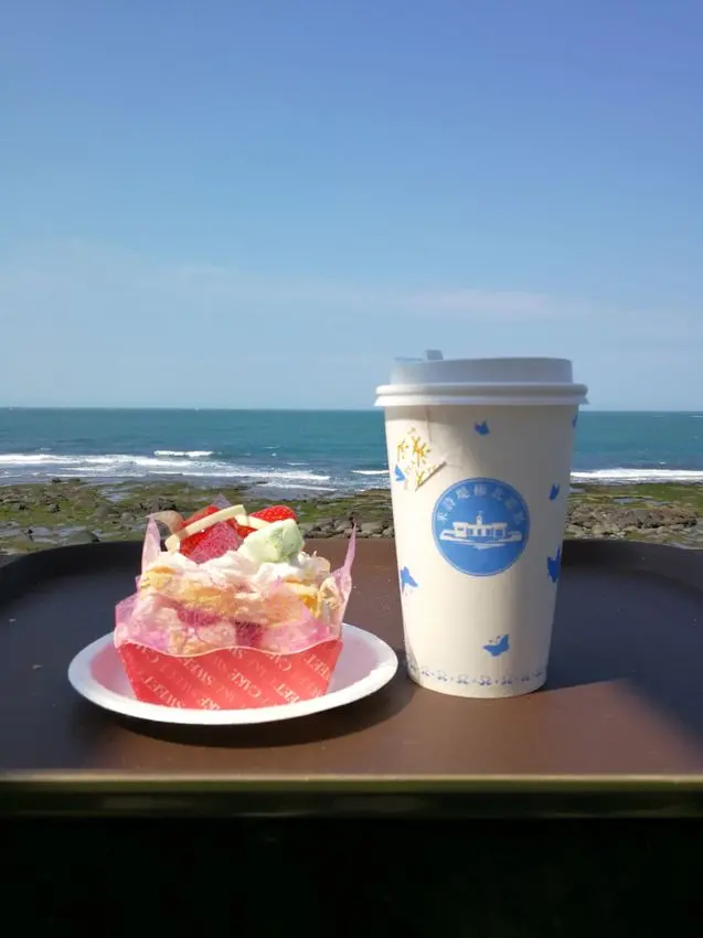 新北石門區/台2線淡金公路/米詩堤極北藍點/無敵海景咖啡館