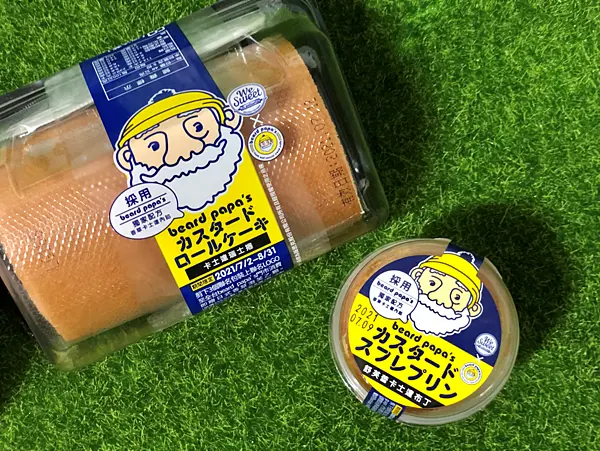 【全聯美食】We Sweet x 鬍子爺爺beard papas￭舒芙蕾卡士達布丁&卡士達瑞士捲