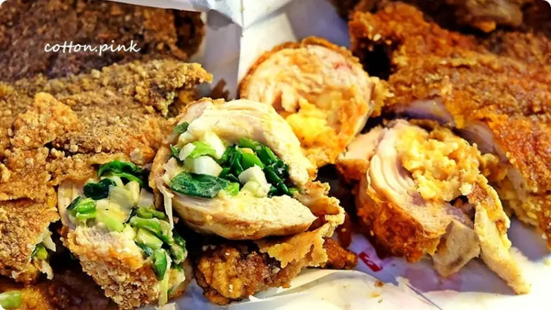 爆漿起司不夠看～爆蔥雞排每日限量30份，綠油油的魅力吃了一定會“虧雞” - 棉花糖的天空