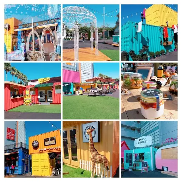 2018台中最新景點【UNO貨櫃市集/分子藥局】全台最美藥局/台灣最大uno市集/來一趟美食藝術之旅