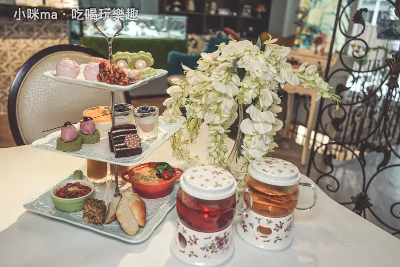 春日甜 Bistro Cafe ▏隱身鬧區裡的小天地 東京藍帶大廚-哈魯坐鎮 。限量英式下午茶 打卡還送B&G德國農莊有機茶。捷運中山站。台北下午茶推薦