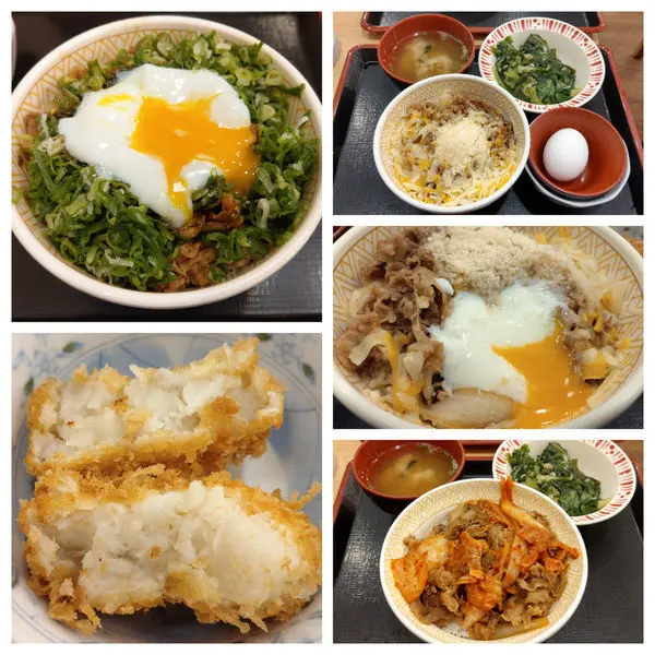 【すき家SUKIYA】桃園前站平價美食，吃了絕不後悔的美味牛丼，填問卷還可拿免費可樂餅❤ (附菜單)