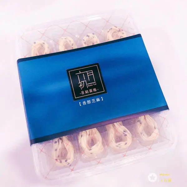 < 六月初一 8結蛋捲 > 分享盒 ~  台中伴手禮/人氣團購美食/特殊造型減少掉屑 ~ 同事一起來揪團 ~ 辦公室解饞下午茶好物 ~ 送禮自食皆宜 ~ 2019.07.03