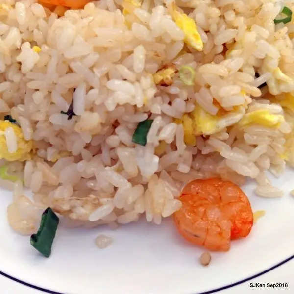 「珍品九如湖州粽專賣店」--- 吃不膩的古早味「蝦仁蛋炒飯」與「鮮肉餛飩湯