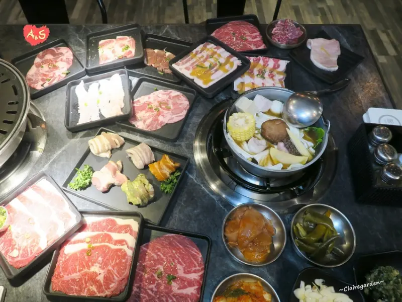 桃園 中壢 舞浜Maihama燒肉~五色五花豬V.S.比臉大牛排