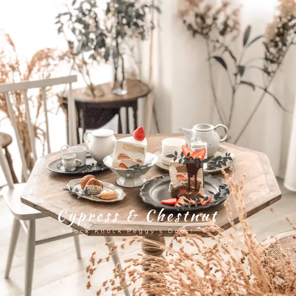 【浿淇朵*好食】Cypress & Chestnut，為自己預訂一場仙境般的私人午茶約會，在純白空間裡感受主理人細緻真摯的一期一會。台北/科技大樓站。