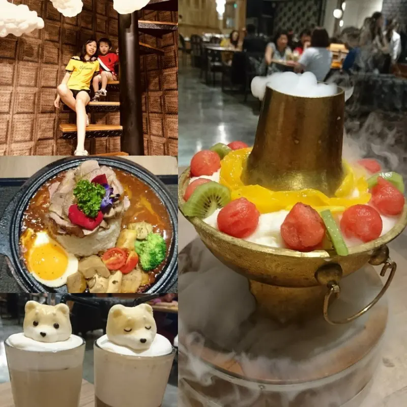 高雄巨蛋店~Good Partner 好夥伴~超浮誇7pupu火山冰與萌噠噠柴柴立體棉花糖~網美必拍雲朵造景~從頭到尾驚喜不斷~              